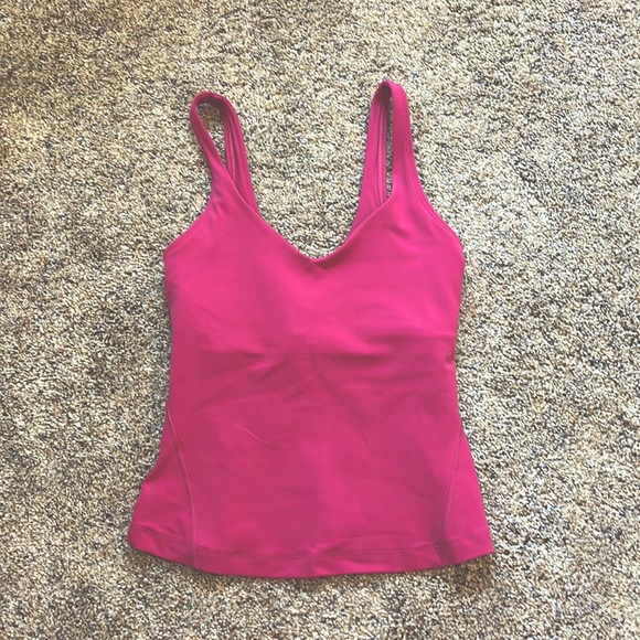 lululemon athletica Tops - PINK WAIST LENGTH ALIGN TANK SIZE 0